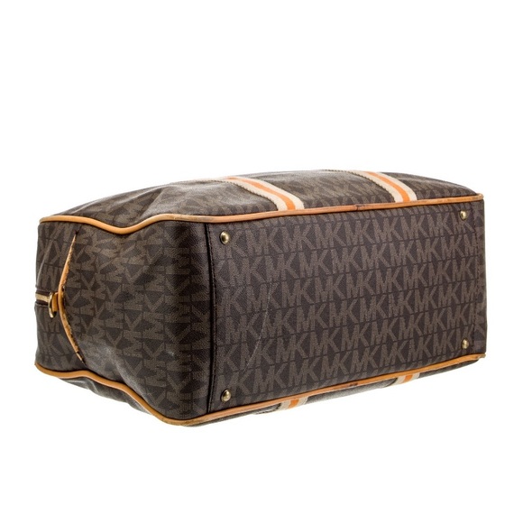 Michael Kors Weekender Bag  /a few scuffs at corner; minor residue at interior. - Picture 4 of 8